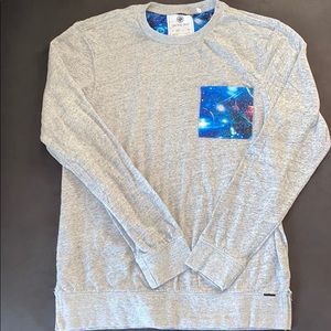 Men’s On The Byas Grey Crew Neck Size Medium